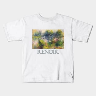 Paysage Bords de Seine (1879) by Pierre-Auguste Renoir Kids T-Shirt